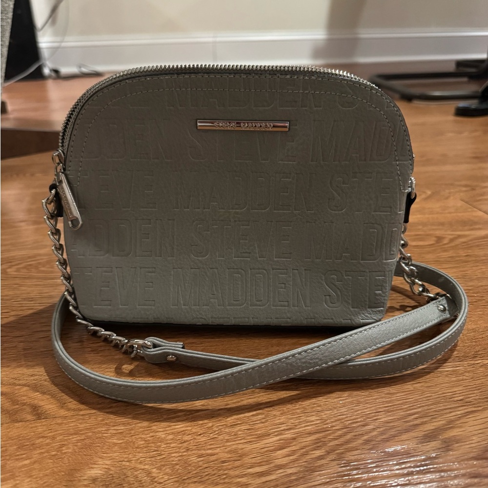 Steve Madden Embossed Crossbody Bag in Gray